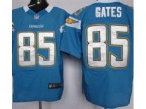 Nike NFL San Diego Chargers #85 Antonio Gates Light Blue Elite jerseys