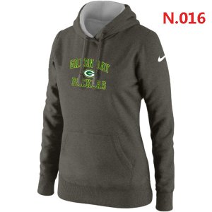 Women Green Bay Packers Logo Pullover Hoodie-3