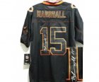 Nike jerseys chicago bears #15 marshall black[Elite lights out signature]