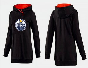 NHL Women Edmonton Oilers Logo Pullover Hoodie 7