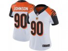 Women Nike Cincinnati Bengals #90 Michael Johnson Vapor Untouchable Limited White NFL Jersey