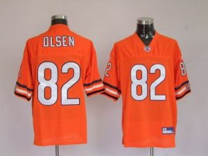 nfl chicago bears #82 olsen orange