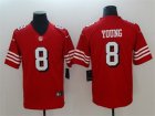 Nike 49ers #8 Steve Young Red 2018 Vapor Untouchable Limited Jersey