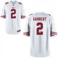 Mens NFL Kickoff-San Francisco 49ers #2 Blaine Gabbert White Game Jersey