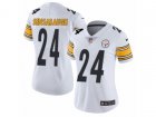 Women Nike Pittsburgh Steelers #24 Coty Sensabaugh White Vapor Untouchable Limited Player NFL Jersey