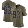 Nike Rams #93 Ndamukong Suh Olive Salute To Service Limited Jersey