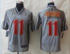 Nike Washington Red Skins #11 Jackson Grey Jerseys(Vapor Elite)