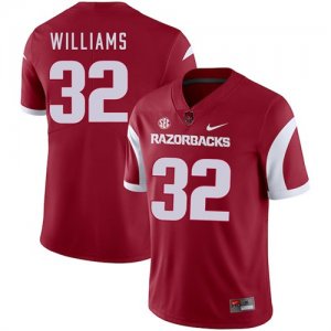 Arkansas Razorbacks 32 Jonathan Williams Red College Football Jersey