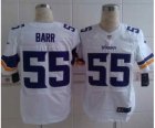 Nike minnesota vikings #55 barr white jerseys[Elite]