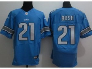 Nike NFL Detroit Lions #21 Reggie Bush Blue Jerseys(Elite)