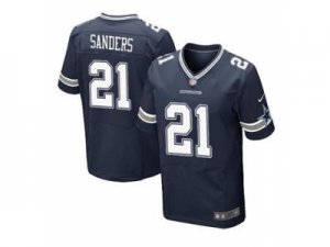 Nike jerseys dallas cowboys #21 sanders blue[Elite]