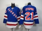 NHL New York Rangers #21 Derek Stepan Blue Jerseys
