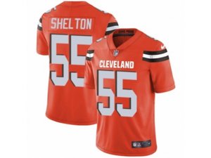 Nike Cleveland Browns #55 Danny Shelton Vapor Untouchable Limited Orange Alternate NFL Jersey