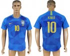 Brazil 10 KAKA Away 2018 FIFA World Cup Thailand Soccer Jersey