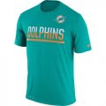 Mens Miami Dolphins Nike Practice Legend Performance T-Shirt Green