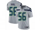 Mens Nike Seattle Seahawks #56 Cliff Avril Vapor Untouchable Limited Grey Alternate NFL Jersey