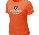 Women Okaland Raiders Orange T-Shirt