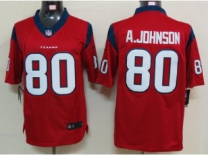 Nike NFL Houston Texans #80 Andre Johnson Red Jerseys(Limited)