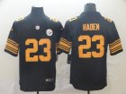 Nike Steelers #23 Joe Haden Black Color Rush Limited Jersey