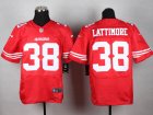 Nike San Francisco 49ers #38 Marcus Lattimore Red Jerseys(Elite)