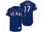 Mens Texas Rangers #17 Shin-soo Choo 2017 Spring Training Flex Base Authentic Collection Stitched Baseball Jersey