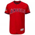 Mens Los Angeles Angels of Anaheim Blank Scarlet Stitched 2016 Fashion Stars & Stripes Flex Base Baseball Jersey