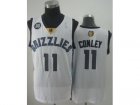 NBA Memphis Grizzlies #11 Michael Conley white Jerseys(Revolution 30)