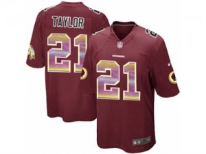 Mens Nike Washington Redskins #21 Sean Taylor Limited Burgundy Red Strobe NFL Jersey