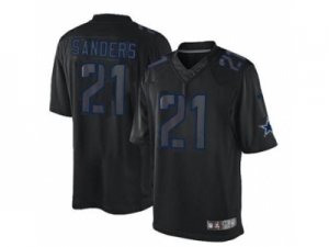 Nike jerseys dallas cowboys #21 sanders black[Impact Limited]