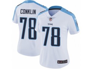 Women Nike Tennessee Titans #78 Jack Conklin Vapor Untouchable Limited White NFL Jersey