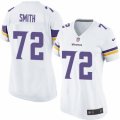 Women's Nike Minnesota Vikings #72 Andre Smith Limited White NFL Jersey