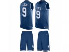 Mens Nike Indianapolis Colts #9 Jeff Locke Limited Royal Blue Tank Top Suit NFL Jersey