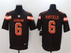Nike Browns #6 Baker Mayfield Brown Vapor Untouchable Player Limited Jersey