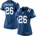 Womens Nike Indianapolis Colts #26 Clayton Geathers Limited Royal Blue Team Color NFL Jersey