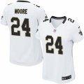 Womens Nike New Orleans Saints #24 Sterling Moore Limited White NFL Jersey