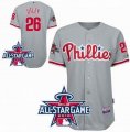 2010 All-Star Patch Philadelphia Phillies #26 Chase Utley Cool B