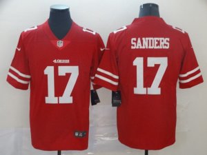 Nike 49ers# 17 Emmanuel Sanders Red Vapor Untouchable Limited Jesey