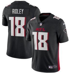 Mens Atlanta Falcons #18 Calvin Ridley Black New Vapor Untouchable