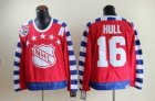 nhl ST.Louis Blues #16 Hull all star 75th Anniversary RED CCM