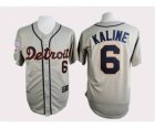 MLB detroit tigers #6 kaline grey m&n jerseys