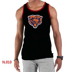 Nike NFL Chicago Bears Sideline Legend Authentic Logo men Tank Top Black 2