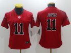 Womens Atlanta Falcons #11 Julio Jones Nike Red Color Rush Limited Jersey