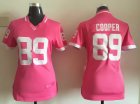2015 Nike women Oakland Raiders #89 Cooper pink jerseys
