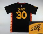 NBA Golden State Warriors #30 curry black jerseys(2015 Armorslays)(Signature)