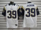 Nike NFL st. louis rams #39 jackson white Elite Jerseys