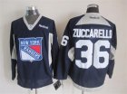 NHL New York Rangers #36 Mats Zuccarello Dark Blue Jerseys