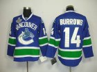 2011 Stanley Cup Vancouver Canucks #14 burrows blue