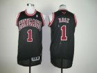 nba chicago bulls #1 rose black[Revolution 30]