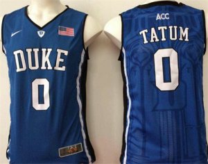 Duke Blue Devils #0 Jayson Tatum Navy College Basketball Jersey