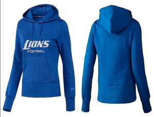 Women Detroit Lions Logo Pullover Hoodie-140